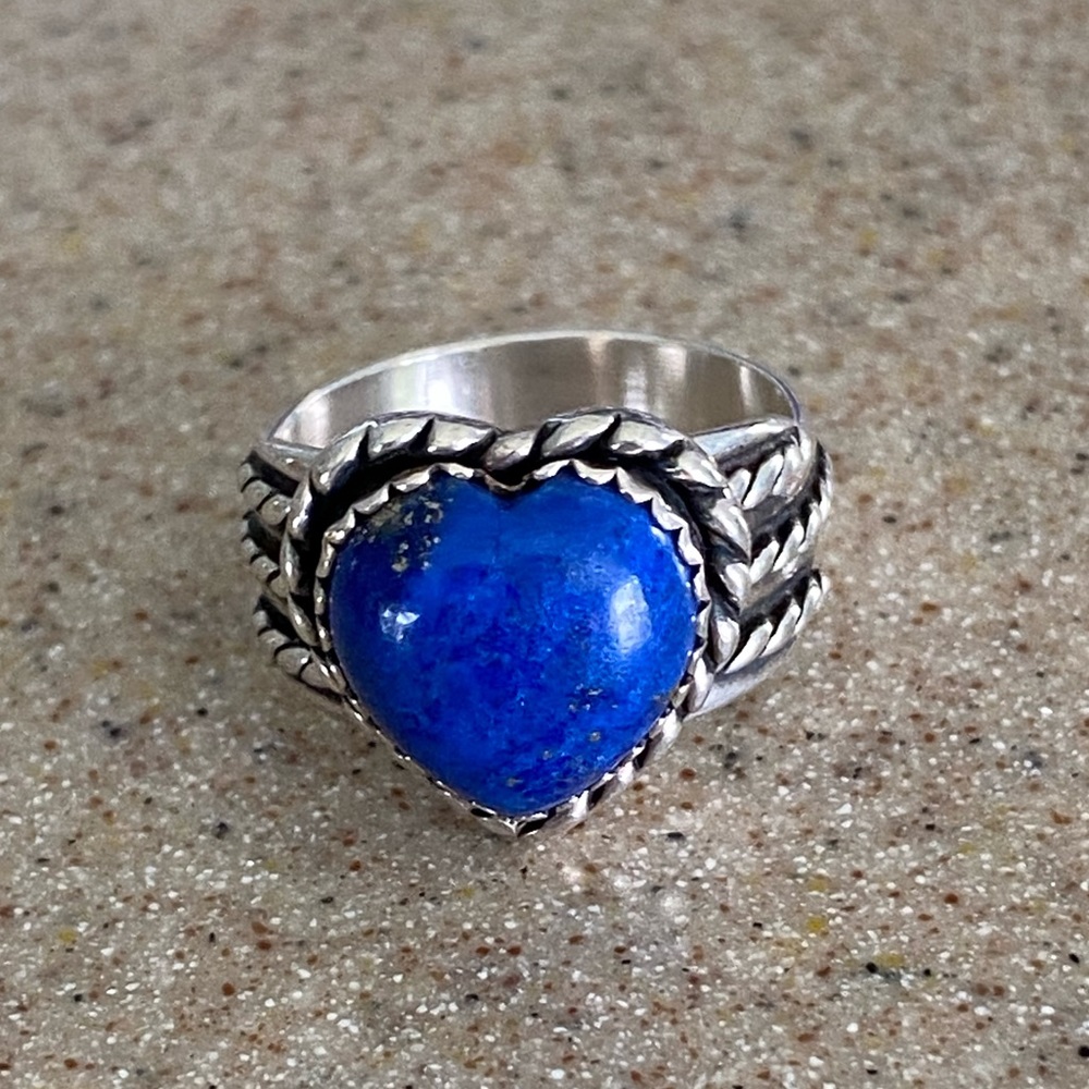 Carolyn Pollack Sterling silver heart ring